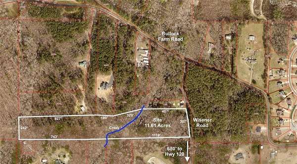 11.6 Acres of Land for Sale in Dallas, Georgia