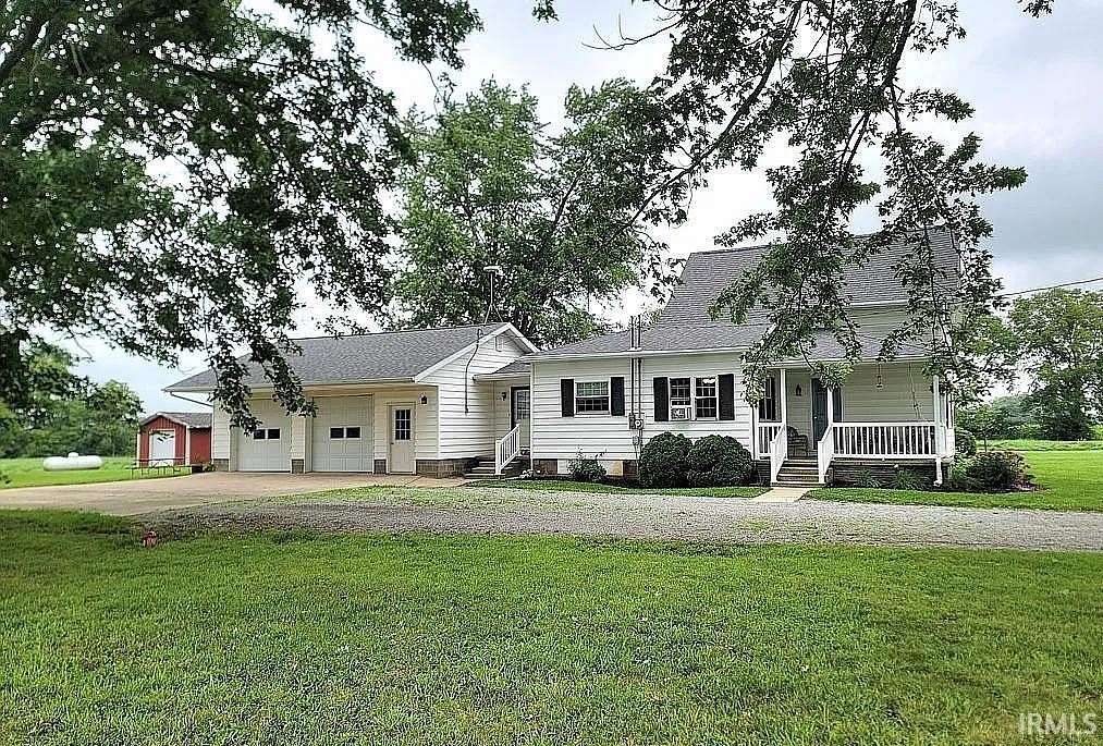 8.35 Acres of Land with Home for Sale in Kimmell, Indiana