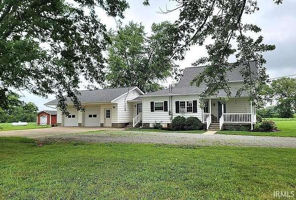 8.35 Acres of Land with Home for Sale in Kimmell, Indiana
