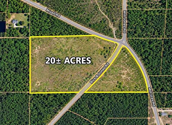 20 Acres of Recreational & Residential Land for Sale in Vinegar Bend, Alabama