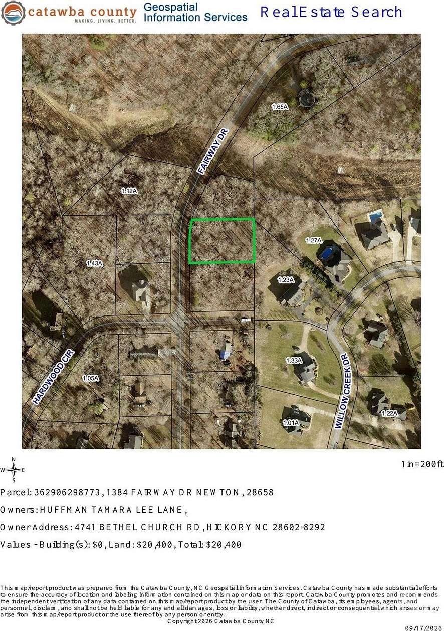 0.63 Acres of Residential Land for Sale in Newton, North Carolina
