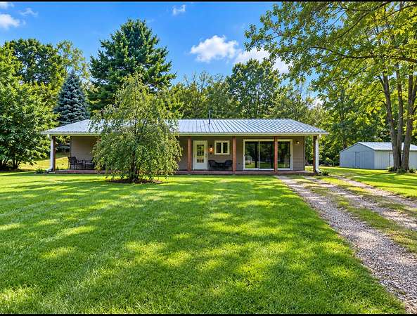 8.5 Acres of Land with Home for Lease in Delton, Michigan