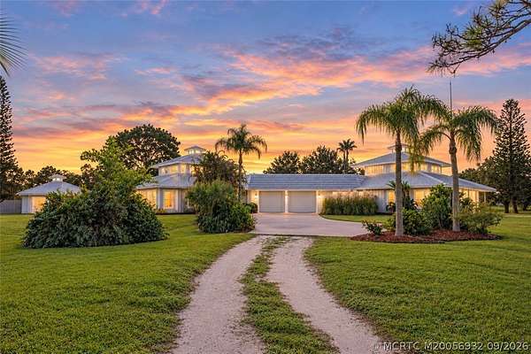 4.2 Acres of Land with Home for Sale in Palm City, Florida