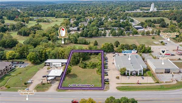 1.47 Acres of Commercial Land for Sale in Springdale, Arkansas