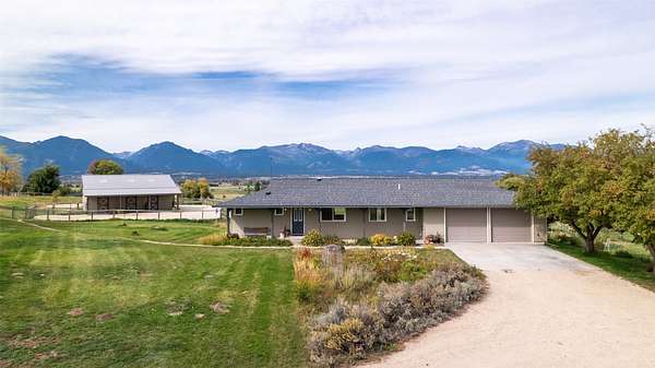 35.4 Acres of Land with Home for Sale in Corvallis, Montana
