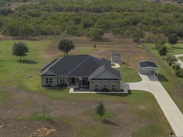 1.5 Acres of Land with Home for Sale in La Vernia, Texas