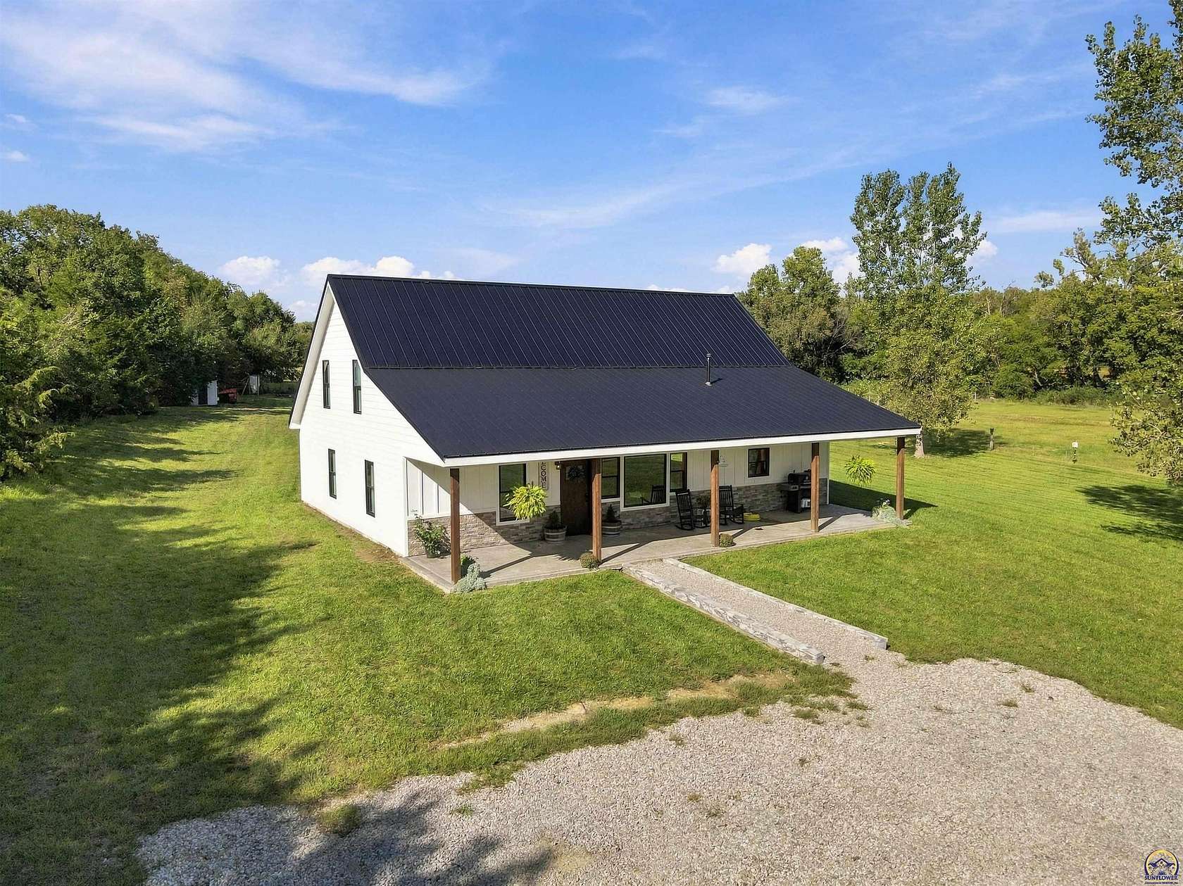 18.3 Acres of Recreational Land with Home for Sale in Perry, Kansas