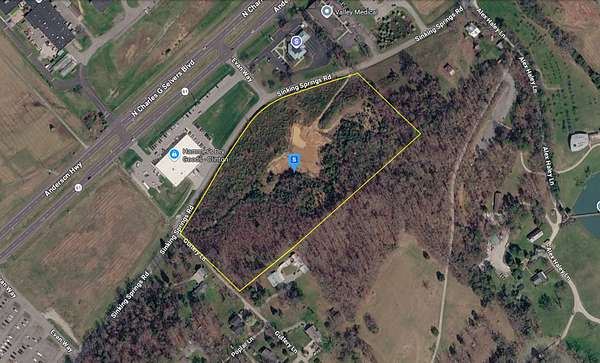 11.3 Acres of Commercial Land for Sale in Clinton, Tennessee