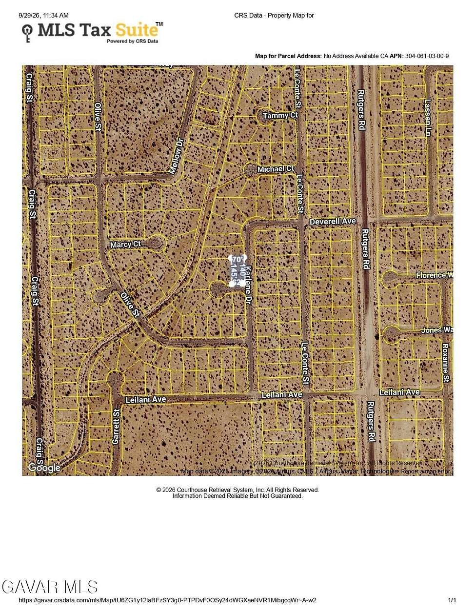 0.23 Acres of Residential Land for Sale in California City, California