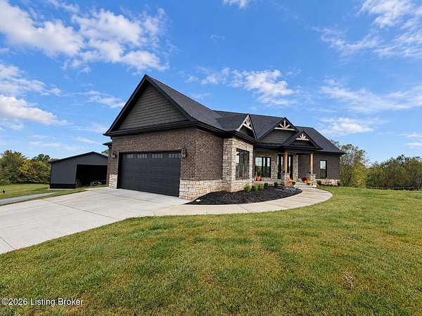 3.7 Acres of Land with Home for Sale in Taylorsville, Kentucky
