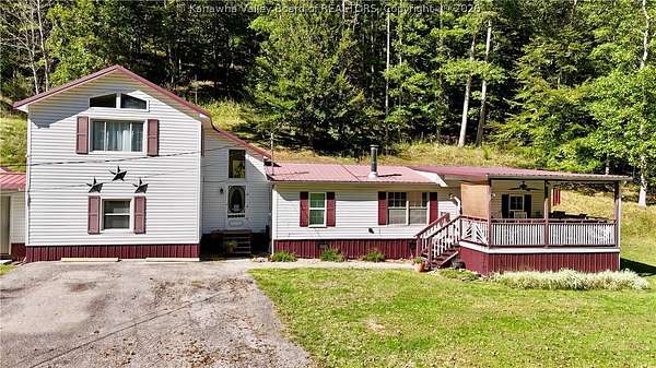 9.55 Acres of Land with Home for Sale in Fraziers Bottom, West Virginia