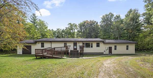 28.6 Acres of Recreational Land with Home for Sale in Webster, Wisconsin