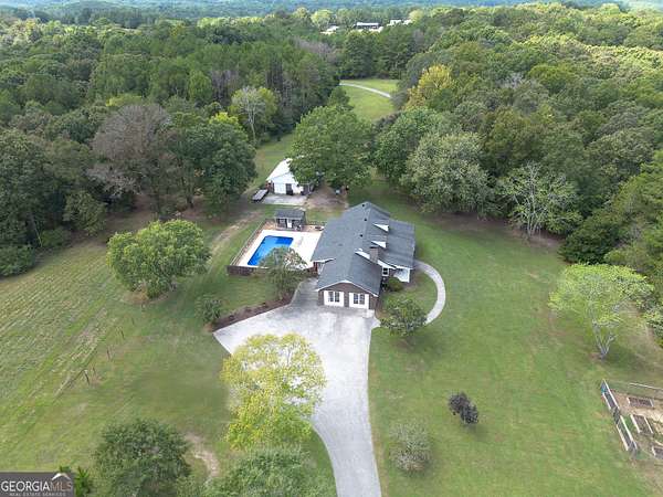 5.49 Acres of Land with Home for Sale in Silver Creek, Georgia