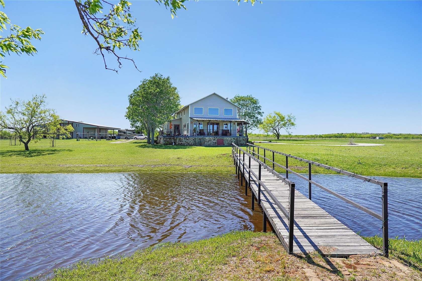 140 Acres of Land with Home for Sale in Jacksboro, Texas