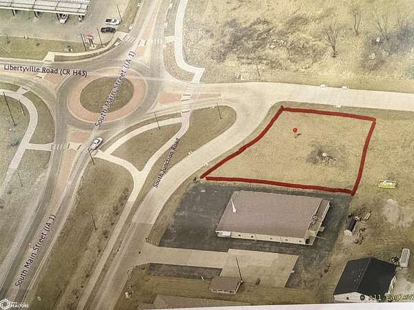 0.61 Acres of Commercial Land for Sale in Fairfield, Iowa