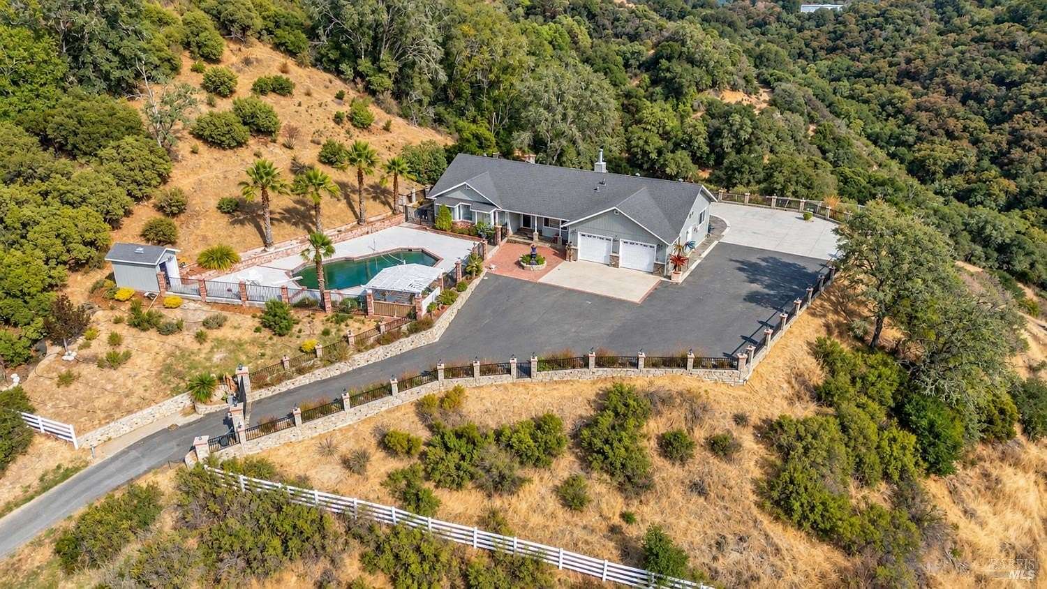 16.7 Acres of Land with Home for Sale in Ukiah, California
