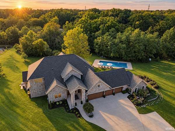 10.2 Acres of Land with Home for Sale in Leo, Indiana