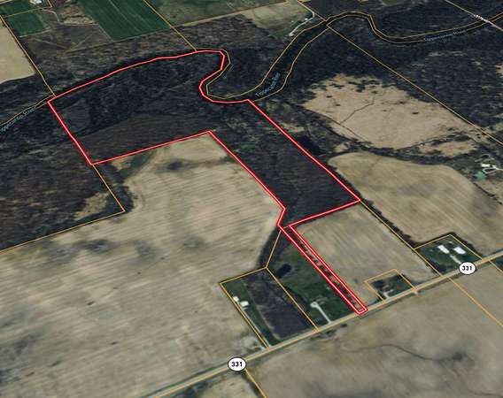 55 Acres of Recreational Land for Sale in Tippecanoe, Indiana