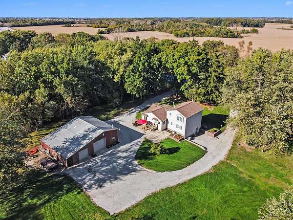 3.3 Acres of Land with Home for Sale in Crown Point, Indiana
