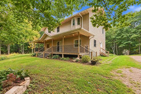 35 Acres of Land with Home for Sale in Glenwood City, Wisconsin