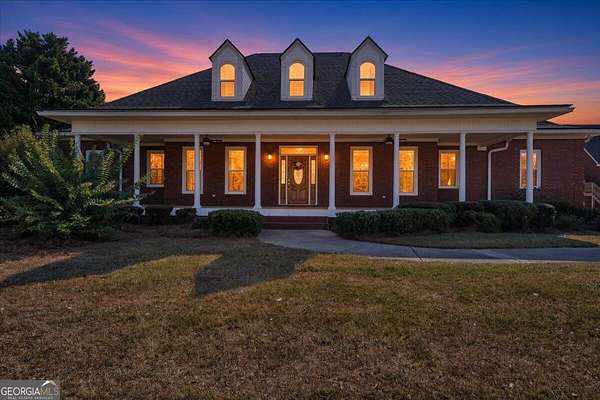 105 Acres of Land with Home for Sale in Crawfordville, Georgia
