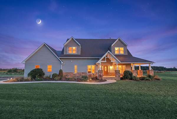10 Acres of Recreational Land with Home for Sale in Marysville, Ohio