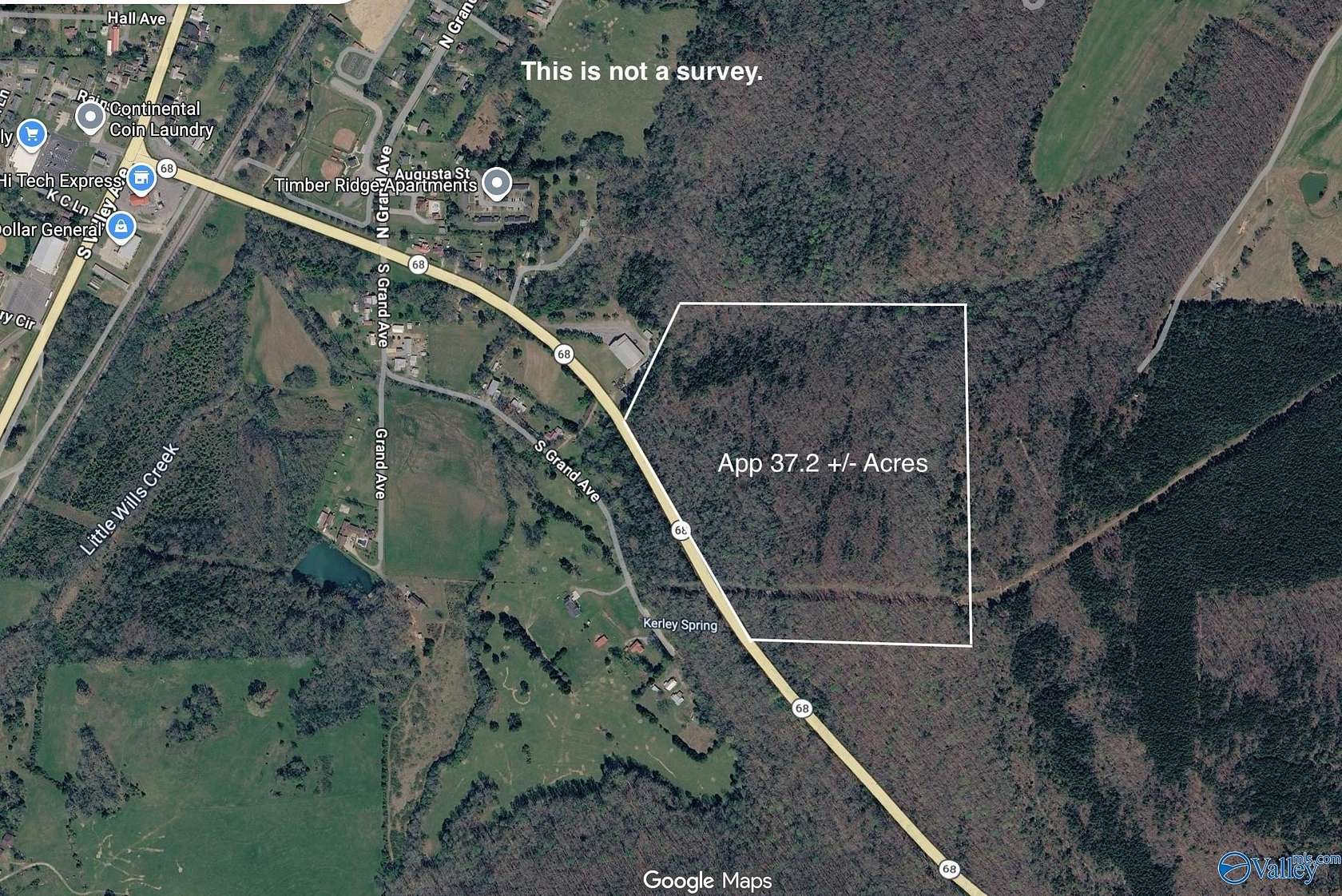 37.2 Acres of Recreational Land for Sale in Collinsville, Alabama