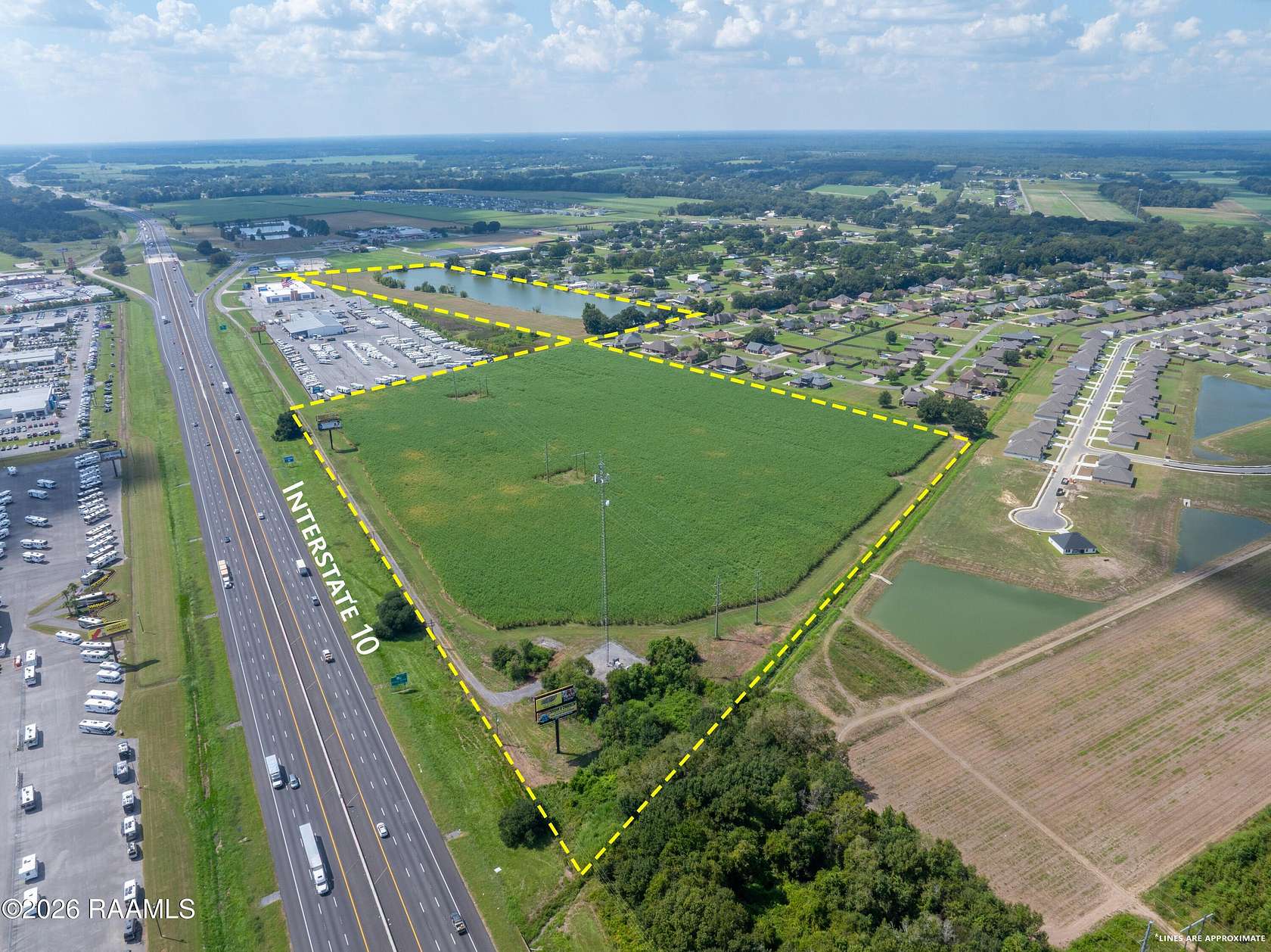 51.5 Acres of Land for Sale in Breaux Bridge, Louisiana