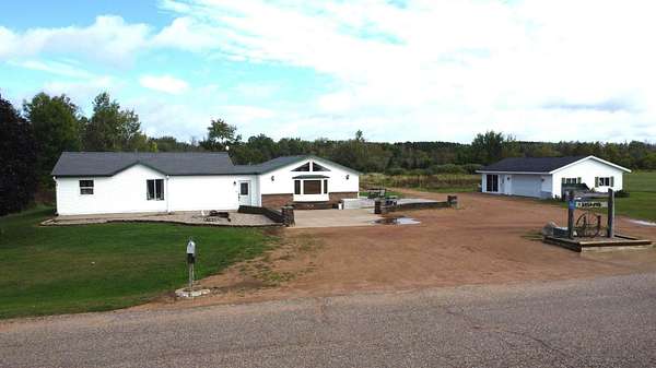 11.7 Acres of Recreational Land with Home for Sale in Antigo, Wisconsin