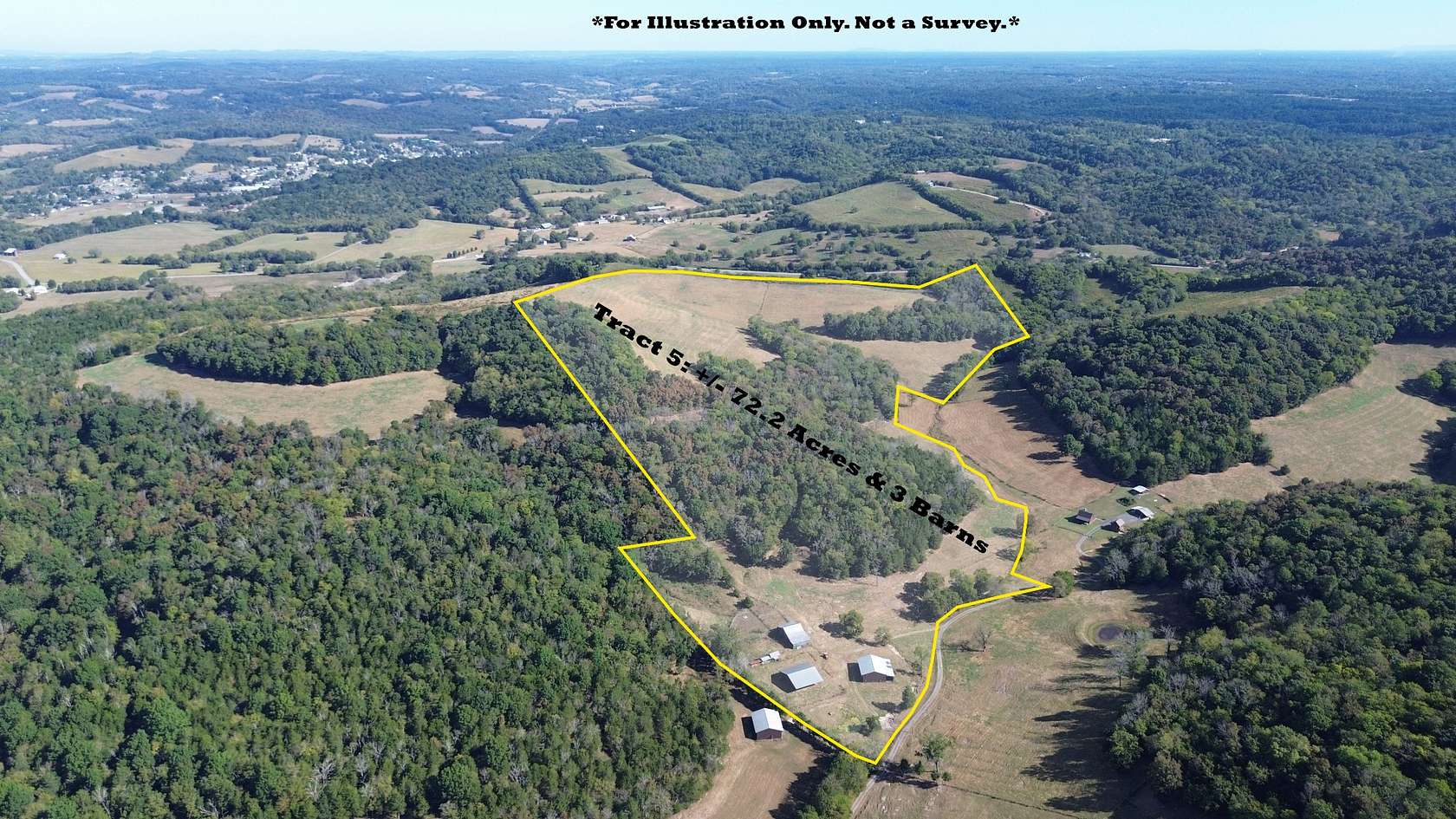 72.2 Acres of Improved Land for Auction in Lynchburg, Tennessee