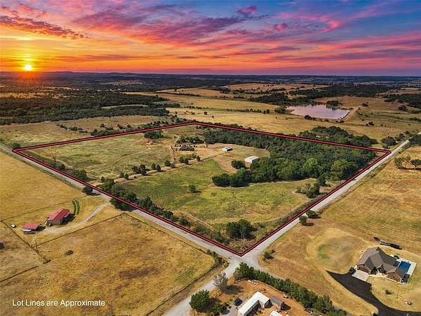40 Acres of Land with Home for Sale in Cement, Oklahoma