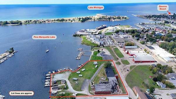 4.5 Acres of Improved Mixed-Use Land for Sale in Ludington, Michigan