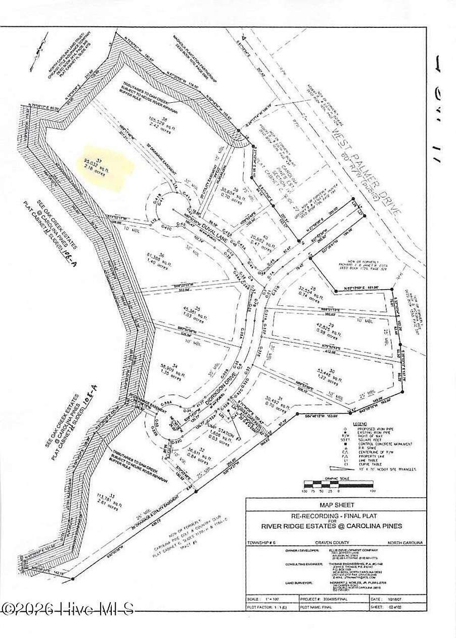 2.18 Acres of Residential Land for Sale in New Bern, North Carolina