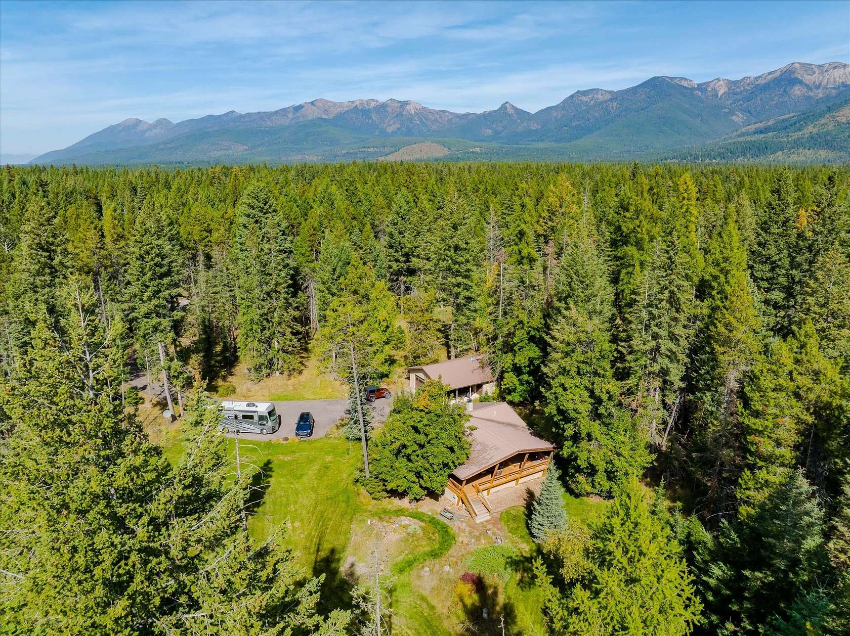 3.53 Acres of Land with Home for Sale in Bigfork, Montana