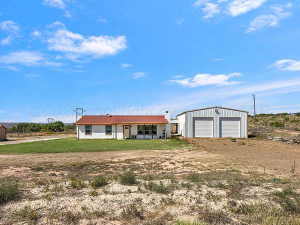 5 Acres of Land with Home for Sale in Fritch, Texas