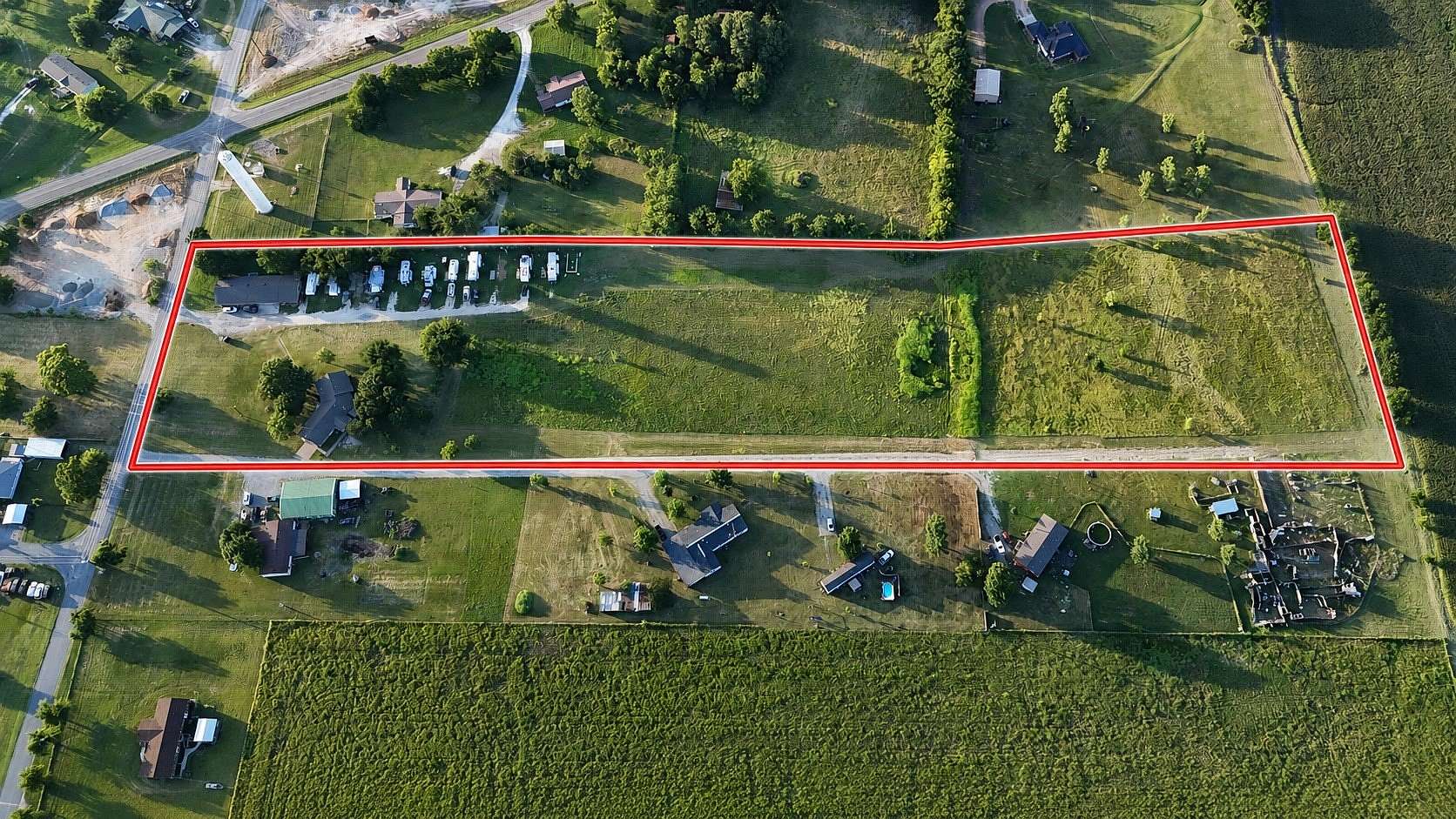 9.41 Acres of Land with Home for Sale in Sherman, Texas