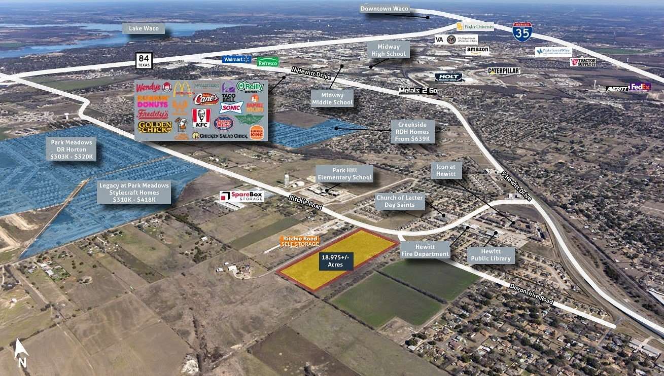 19 Acres of Land for Sale in Lorena, Texas