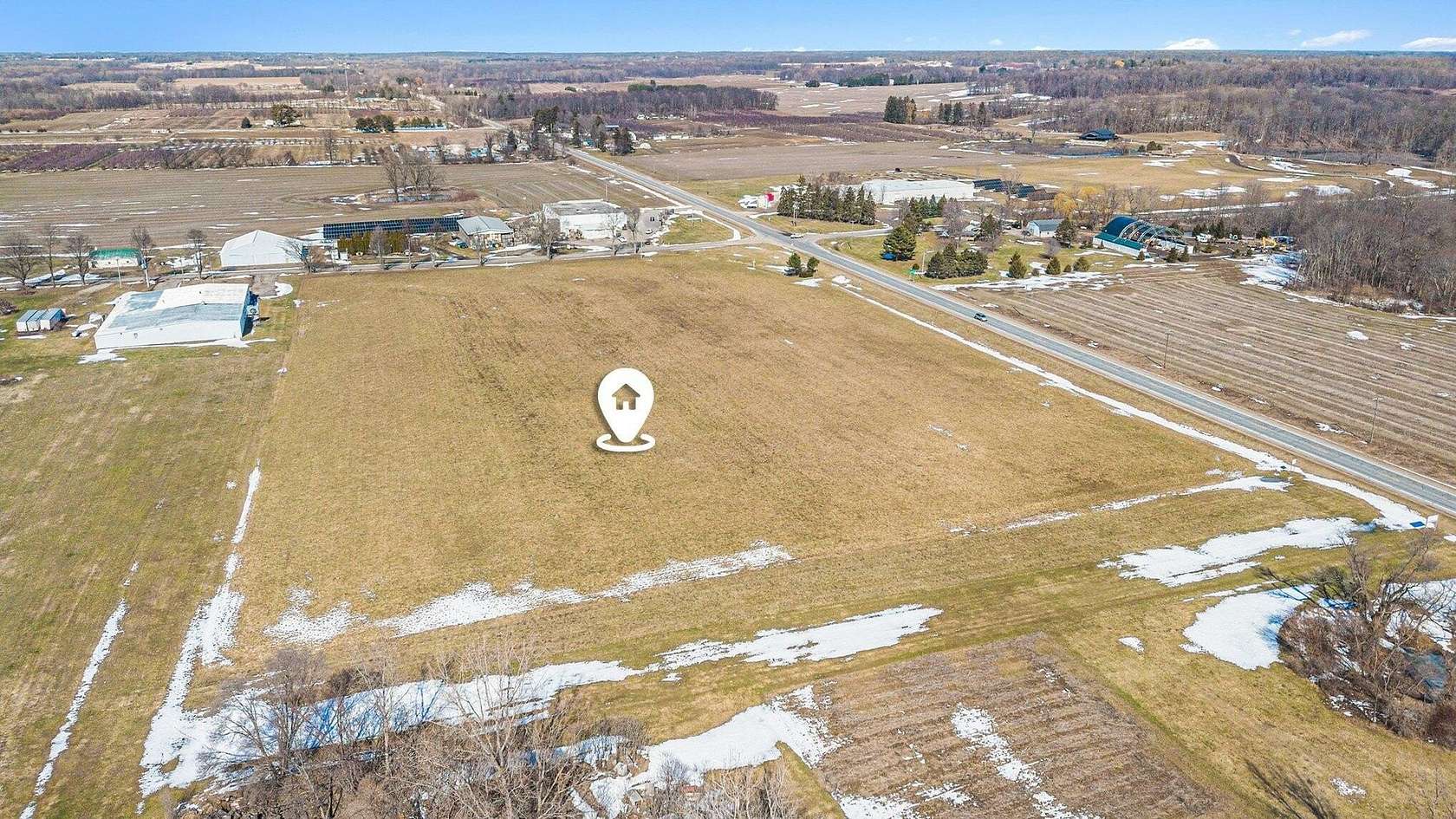 14.1 Acres of Land for Sale in Eau Claire, Michigan