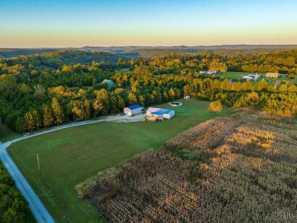 6 Acres of Land with Home for Sale in West Union, Ohio