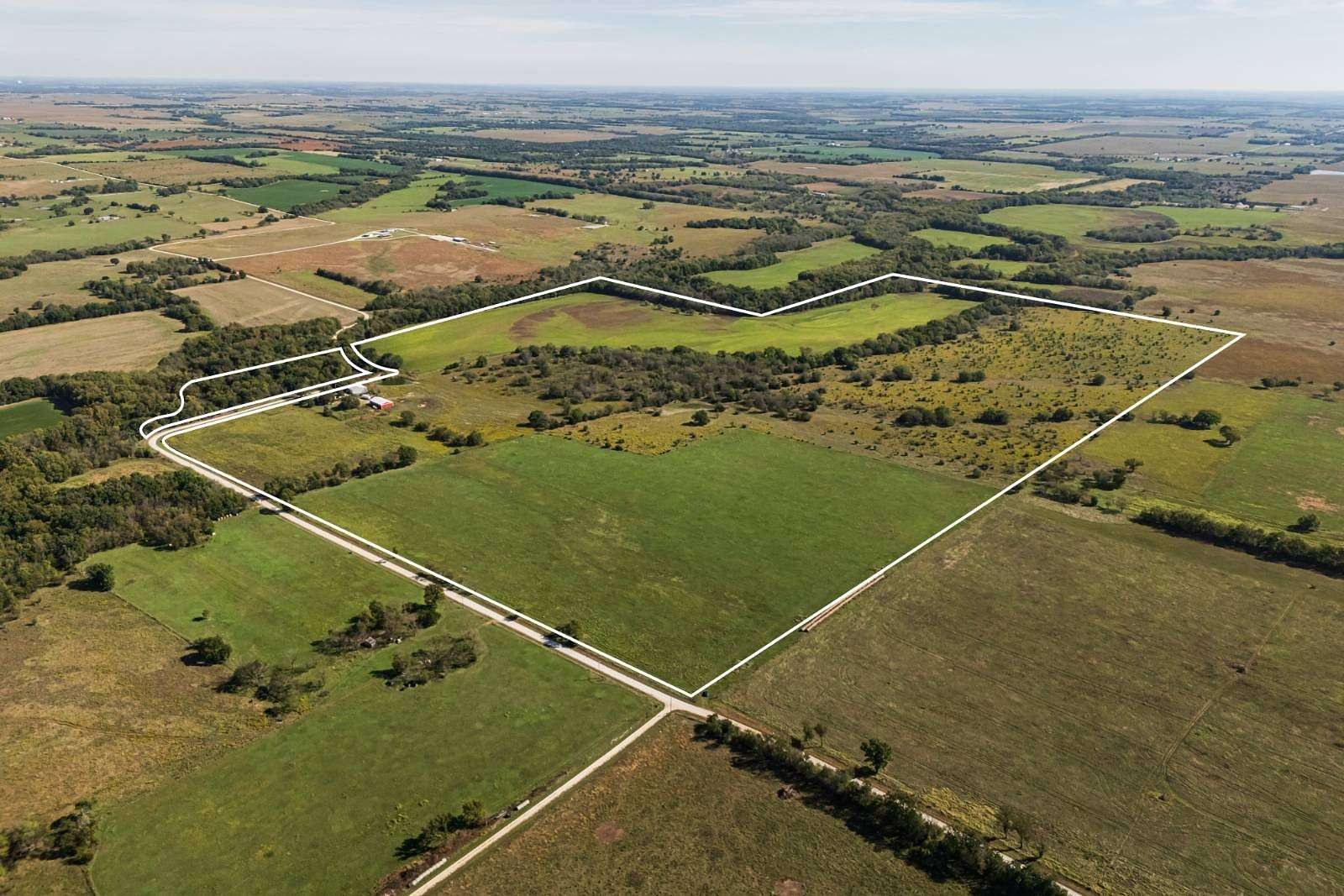 201 Acres of Land with Home for Sale in Colony, Kansas