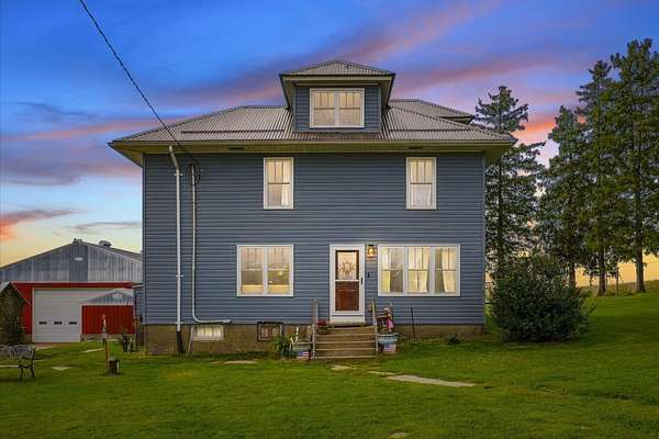 17.4 Acres of Land with Home for Sale in Bernard, Iowa
