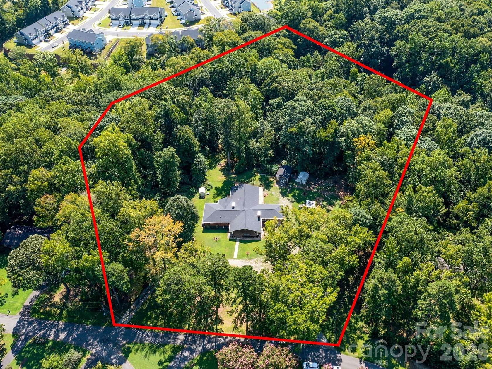 6.13 Acres of Land with Home for Sale in Charlotte, North Carolina