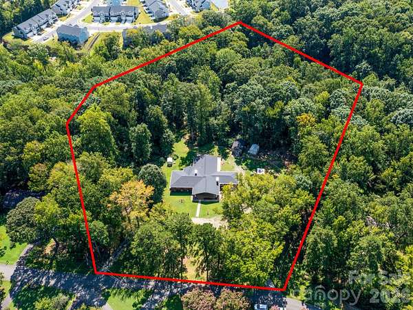6.13 Acres of Land with Home for Sale in Charlotte, North Carolina