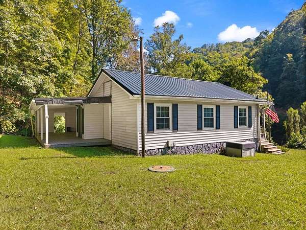 44 Acres of Land with Home for Sale in Freeburn, Kentucky