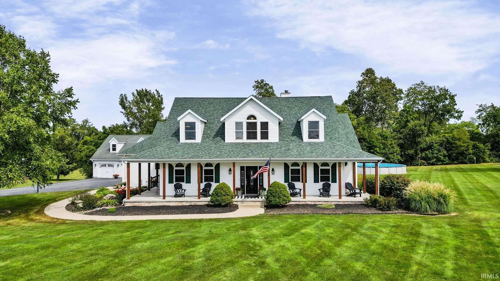 4 Acres of Land with Home for Sale in Battle Ground, Indiana