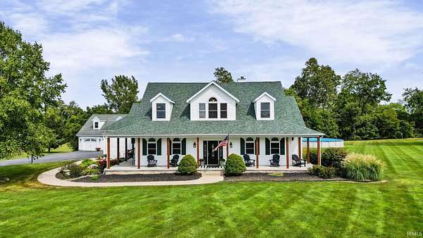 4 Acres of Land with Home for Sale in Battle Ground, Indiana