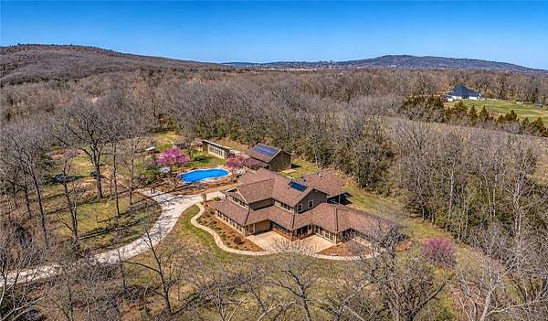 47 Acres of Land with Home for Sale in Fayetteville, Arkansas