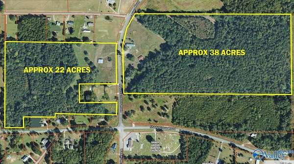 60 Acres of Land with Home for Sale in Boaz, Alabama