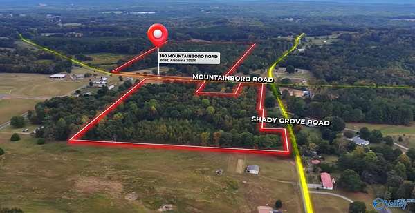 60 Acres of Land with Home for Sale in Boaz, Alabama