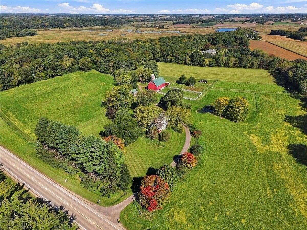 25.6 Acres of Land with Home for Sale in Cottage Grove, Wisconsin